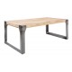 Table basse industrielle bois et acier - Jorg