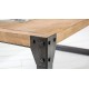 Table basse industrielle bois et métal - Jorg