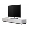 Meuble TV 3 tiroirs blanc mat - Ivo