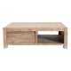 Table de salon en bois avec tiroir - Osvald