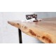 Table à manger moderne en bois d'acacia - Lawson