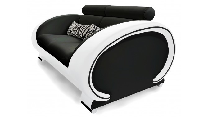 Canapé design de salon 2 places - Elton