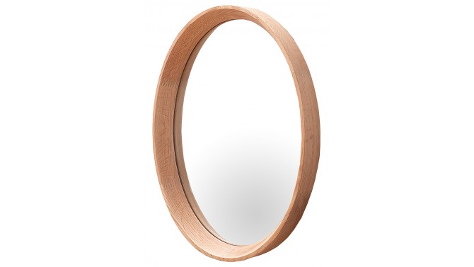 Miroir design ovale en bois - Memphis