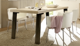 Table à manger design bois clair - Vram