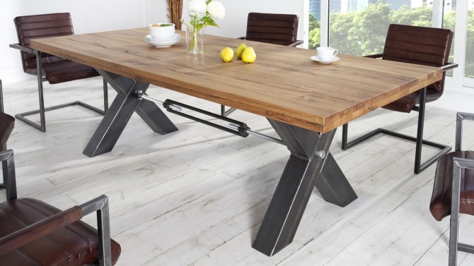 Table A Manger Design Rectangulaire Style Industriel Jack Gdegdesign