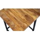 Chaise de bar industrielle bois et métal - Ali
