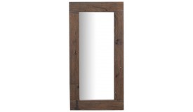 Miroir design rectangulaire en bois - Cléo