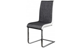 Chaise moderne tissu polyester et polyuréthane - Dacca