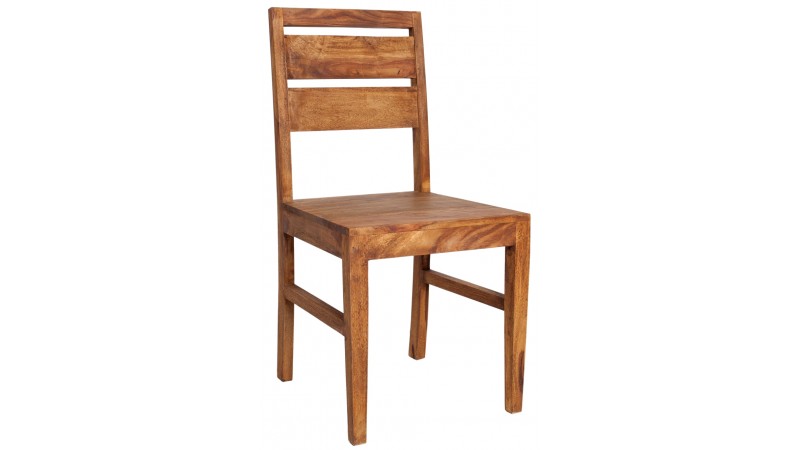 Chaise design en bois massif de palissandre Jitendra - GdeGdesign