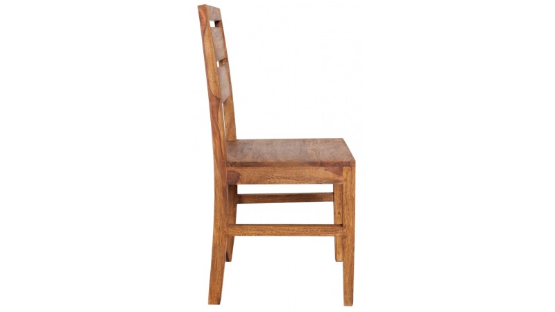 Chaise design en bois massif de palissandre Jitendra - GdeGdesign