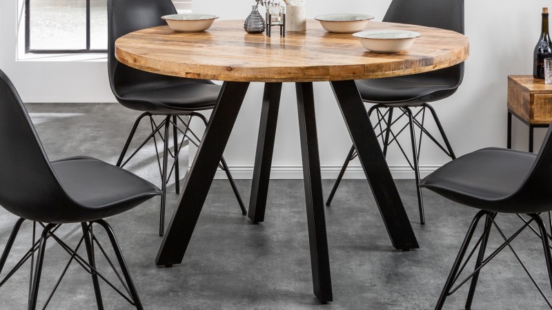 Table à manger ronde en bois ø120cm - MATI