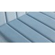 Chaise haute design velours bleu clair - Noto
