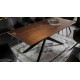 Table à manger design bois foncé - Nara