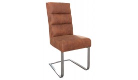 Chaise design en tissu matelassé - Conwy