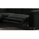 Canapé d'angle relax USB microfibre - Elmer