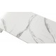 Table basse verre décor marbre - Kingston
