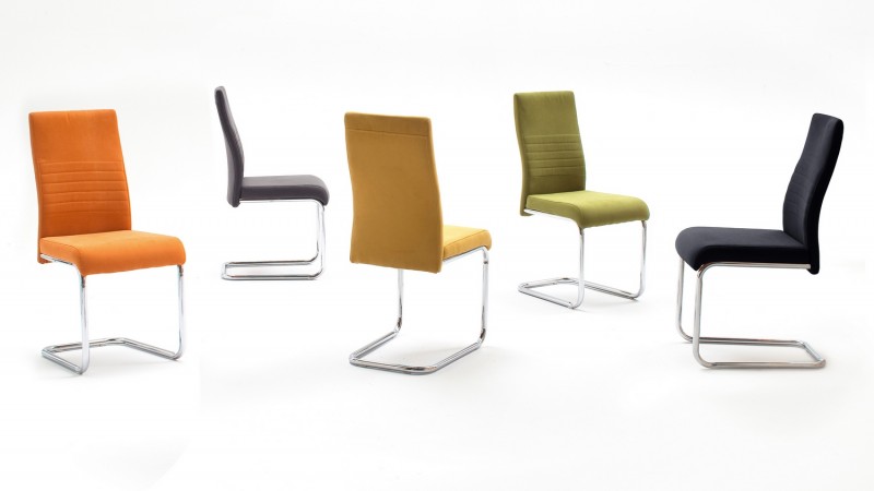 Chaise moderne en tissu de couleur, chic et élégante Donald - GdeGdesign