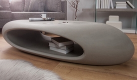 Table basse design béton galet - Orono