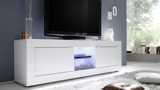 Meuble TV design à LED lumineux - Lernig