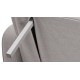 Canapé convertible en tissu gris - Jensen