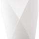 Lampadaire original blanc en polypropylène - Cornet
