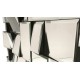 Miroir moderne rectangle à facettes - Nils
