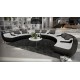 Canapé design panoramique en cuir - Keizer
