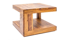 Table de salon carrée bois de palissandre - Noa