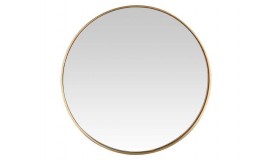 Grand miroir design rond et métal - Burgos