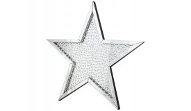 Miroir étoile design avec strass - Matera