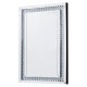Miroir design rectangulaire à strass - Sonja