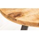 Table bois massif ronde industrielle - Davis II