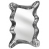 Miroir à volutes gris argent - Sofia
