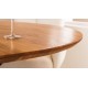 Table ronde bois d'acacia industrielle - Riton