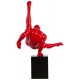 Statue rouge en polyrésine - Ben