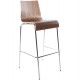 Chaise haute de bar moderne - Lino