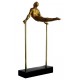 Statue athlète couleur bronze polyrésine - Athletic