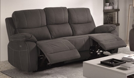 Canapé relax design de salon en tissu 3 places - Russell