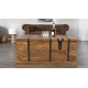 Table de salon bois d'acacia coffre de rangement - Harald