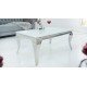 Table de salon baroque blanche design - Zita