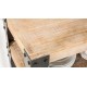 Console industrielle design bois d'acacia et acier peint - Jorg