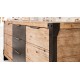 Buffet bois d'acacia industriel 2 portes + 3 tiroirs - Jorg