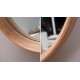 Miroir design ovale en bois - Memphis