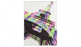 Tableau design multicolore Tour Eiffel - Paris